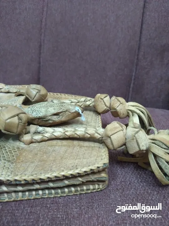 نوادر..حقيبة من جلد صغير تنين الكومودو