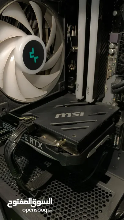 For sale:  msi 4070 12GB OC 2fans    Price : 215  الضمان 5 شهور  قابل للتفاوض