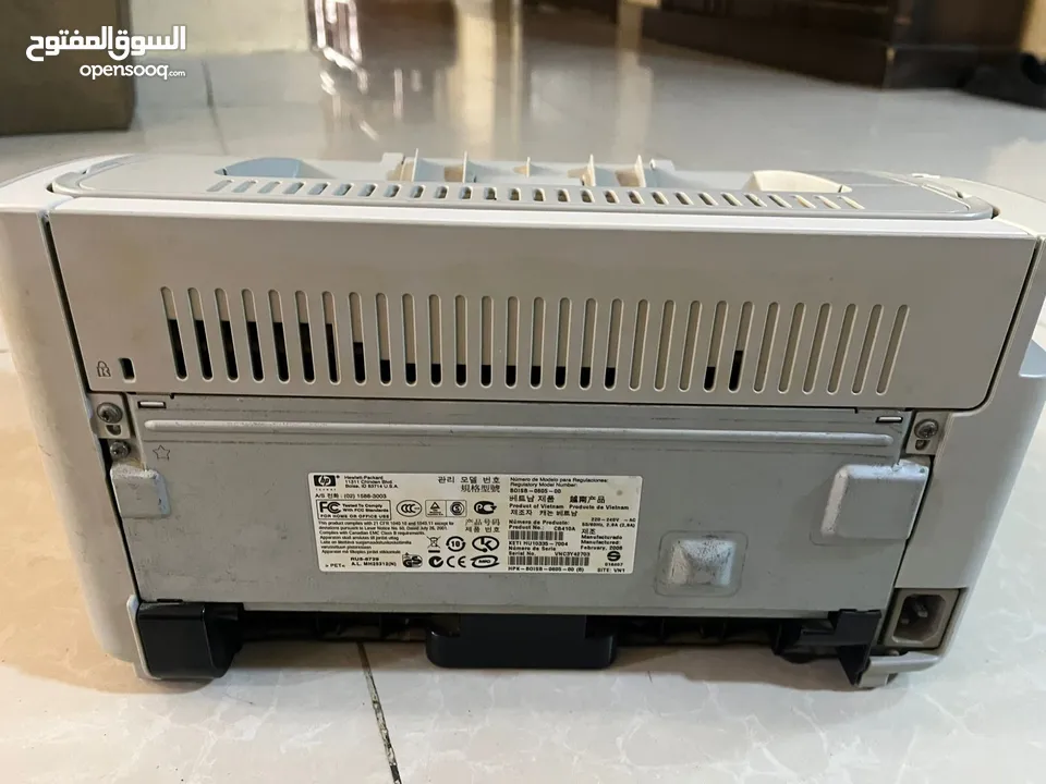 طابعه hp laserjet p1005 مستعمله بحاله الوكاله