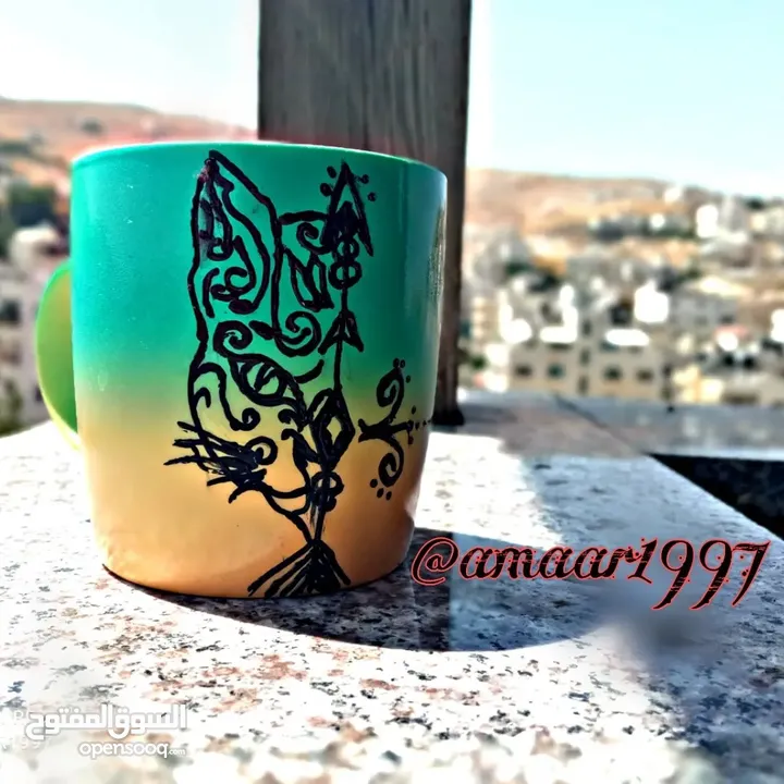 رسم على الزجاج