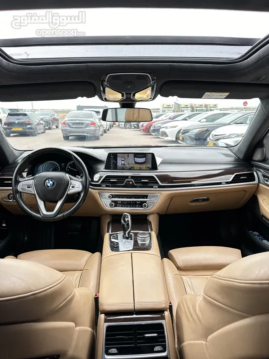 BMW 740i Gcc 2016 full option vip بي ام دبليو خليجي بدون حوادث و صبغ فل اوبشن وي اي بي