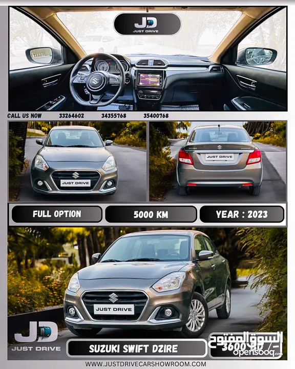 SUZUKI SWIFT DZIRE 2023 MODEL FULL OPTION & WELL-MAINTAINED CAR, STYLISH ALLOY-WHEEL