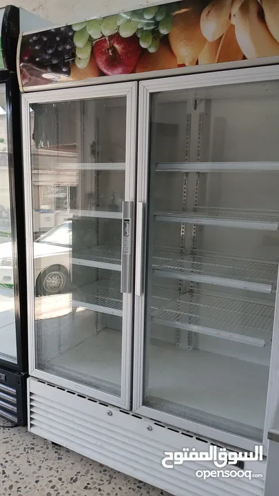 ثلاجة عرض بابين بحال الوكاله انفيرتر