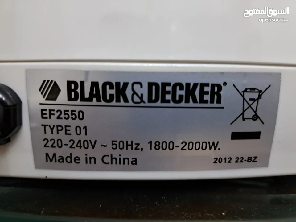 للبيع قلاية بلاك اند ديكر 2.5 لتر 2000 وات Black & Decker EF2550.