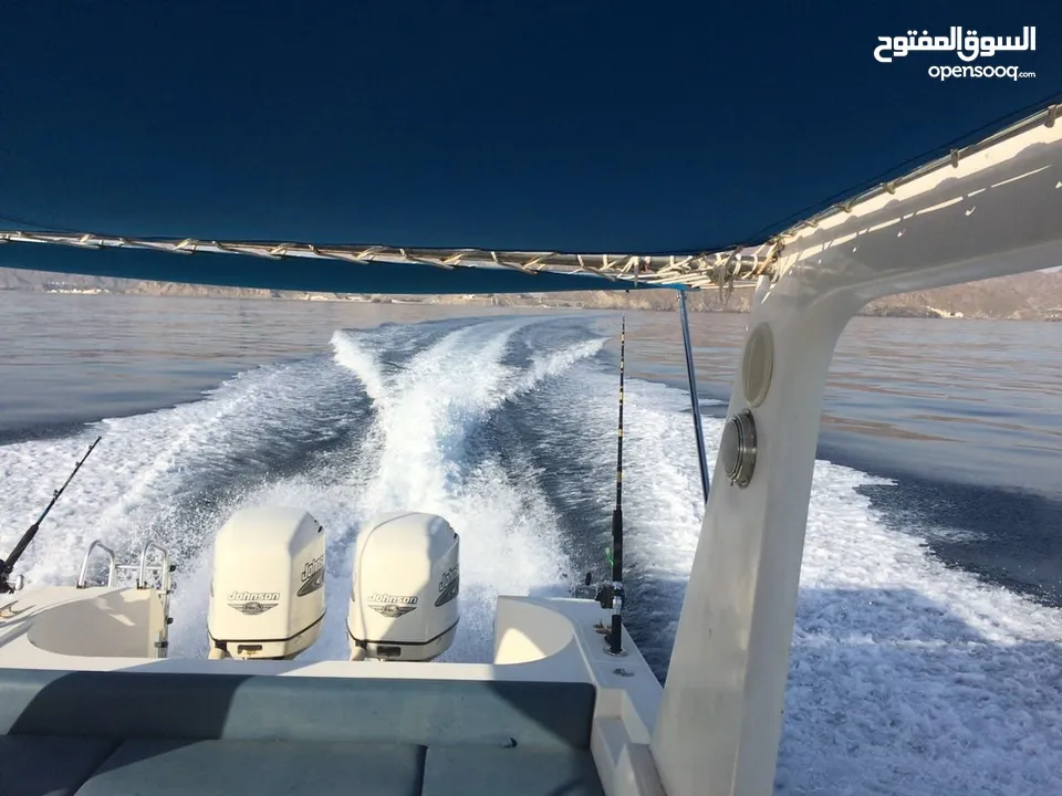 قارب 31 قدم للبيع مع العربه Boat 31ft for sale