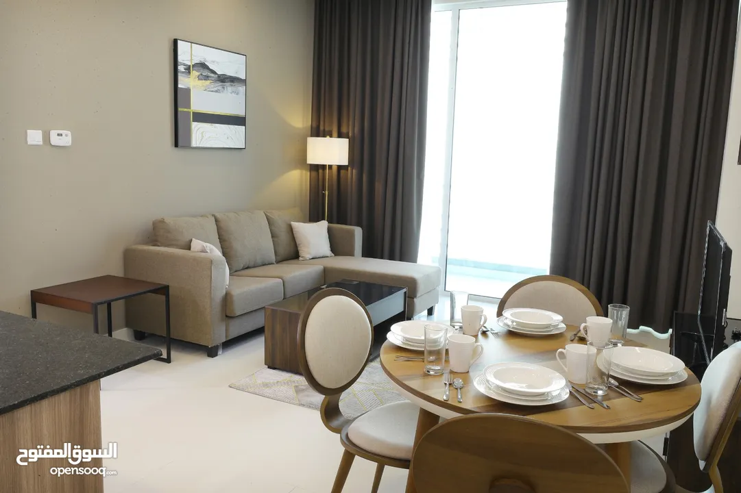 Cozy  Nice furniture  Balcony  Bright  Luxury Flat  Low Price  Great Facilities