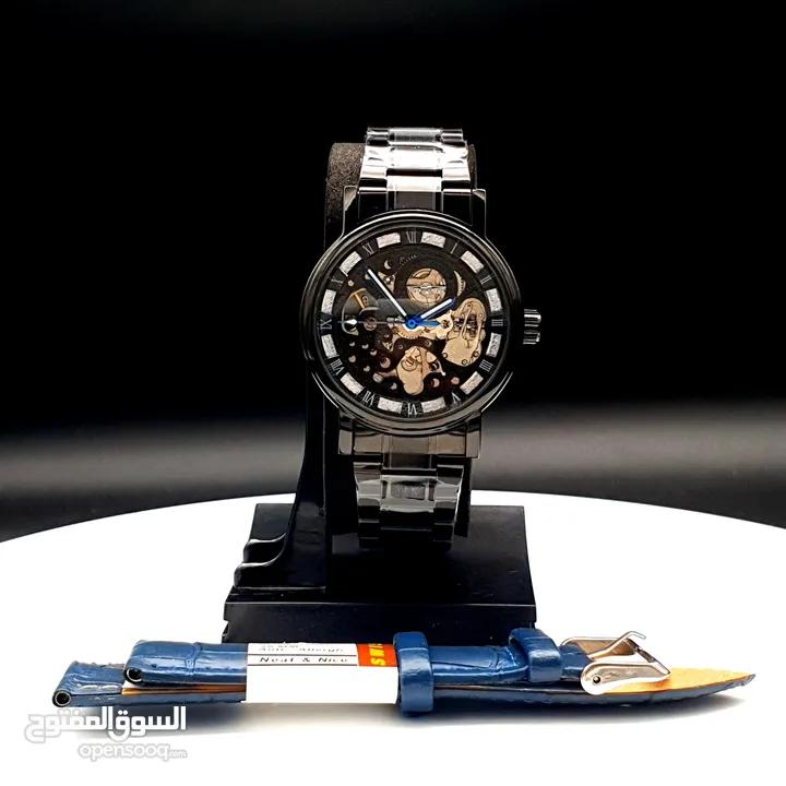 Black Shield Limited Edition with Free Leather Blue strap
