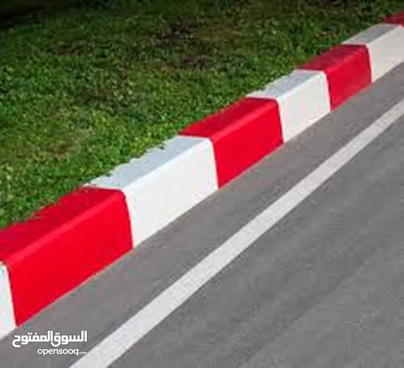 تخطيط ودهان طرق وتزفيت تخطيط مواقف سيارات تركيب  لوحات ارشاديه عواكس.  لوحات الكابوند.