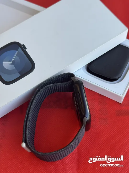Apple watch S9 45mm بطارية 100٪؜ كفالة ابل 8 شهور