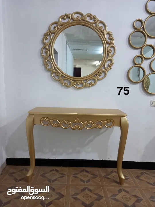 تصفيه - طاولات سفره -مدخل - كونسل - مراي - مرايا ديكور طاولة وسط