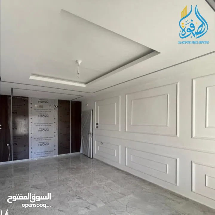 شقه ميزة سوبر ديلوكس قيد التجهيز غير مفروشه للايجار عين مصباح بالقرب من جامعة القدس المفتوحه الجديده