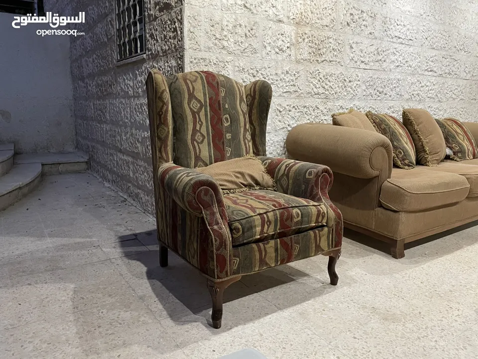 طقم كنب 7 مقاعد كنبه 3 مقاد كنبه مقعدين كنبتين مقعده