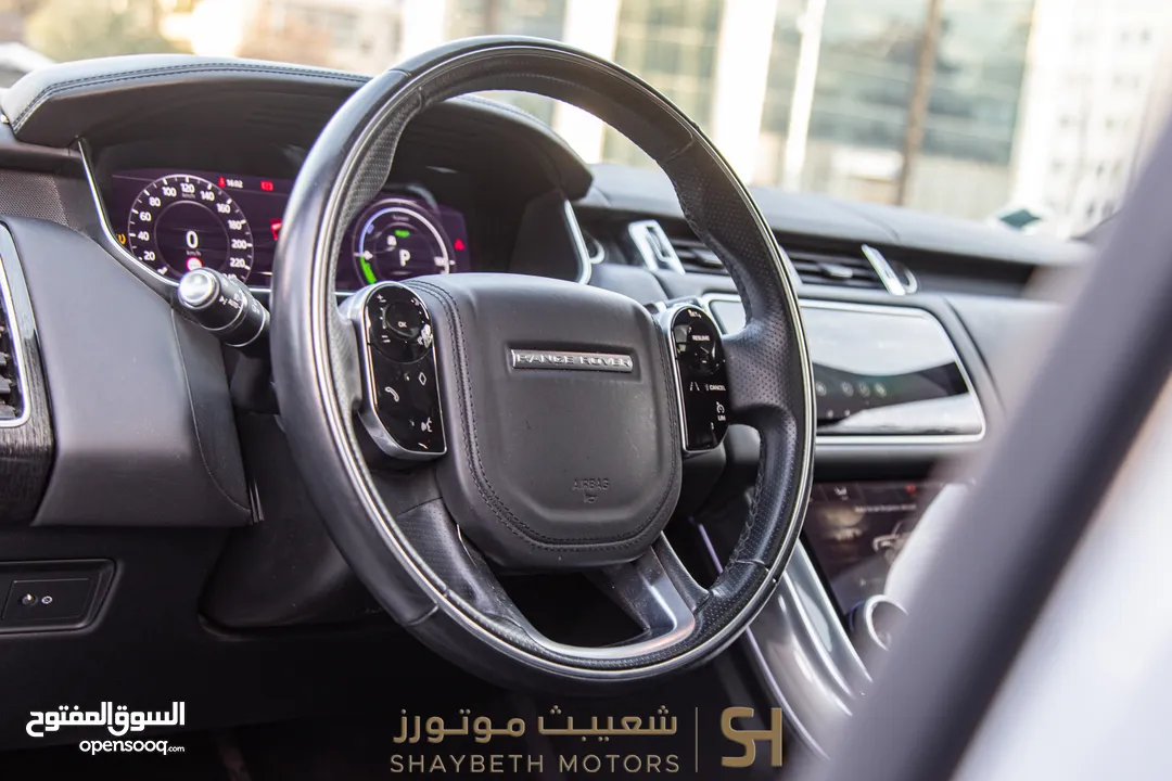 Range Rover Sport P400e Hse 2021 Black package     يمكن التمويل