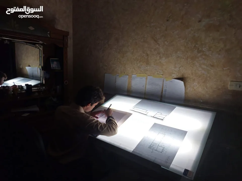 مرسم شف هندسي AO مستعمل قياس 120*80