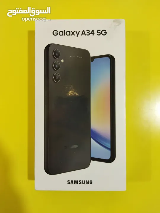 Galaxy A34 أسود 128 غيغا