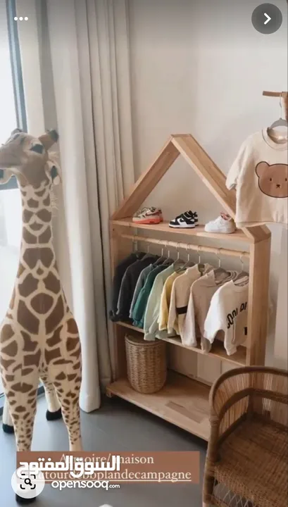 مكتبات قصص ستاند كتب خشب اطفال