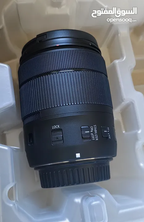 عدسة  CANON الشاملة 18 135 nano usm  مع stbilizer جديدة  وبسعر مناسب