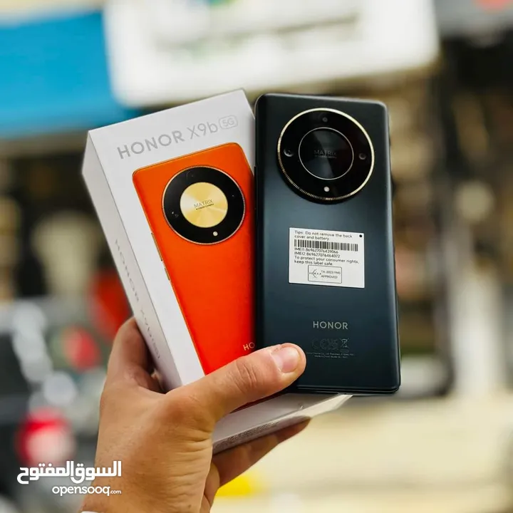مستعمل اخو الجديد Honer X9p 5G رام 20 جيجا 256 أغراضة والكرتونه الأصلية متوفر توصيل