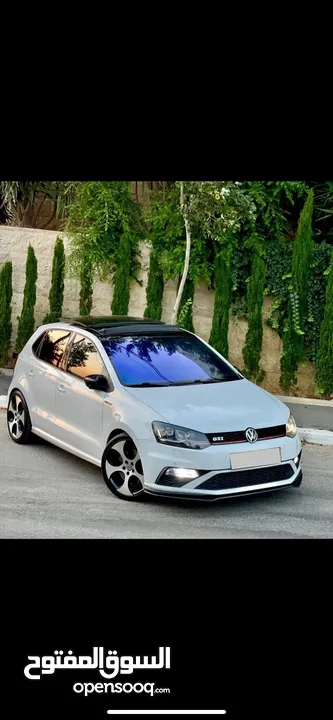 Polo Gti بويه شركة عداد 70 ب الورقه السياره فللللللل ملغم اضافات مع بانوراما بسعرررررررر حرق حرق