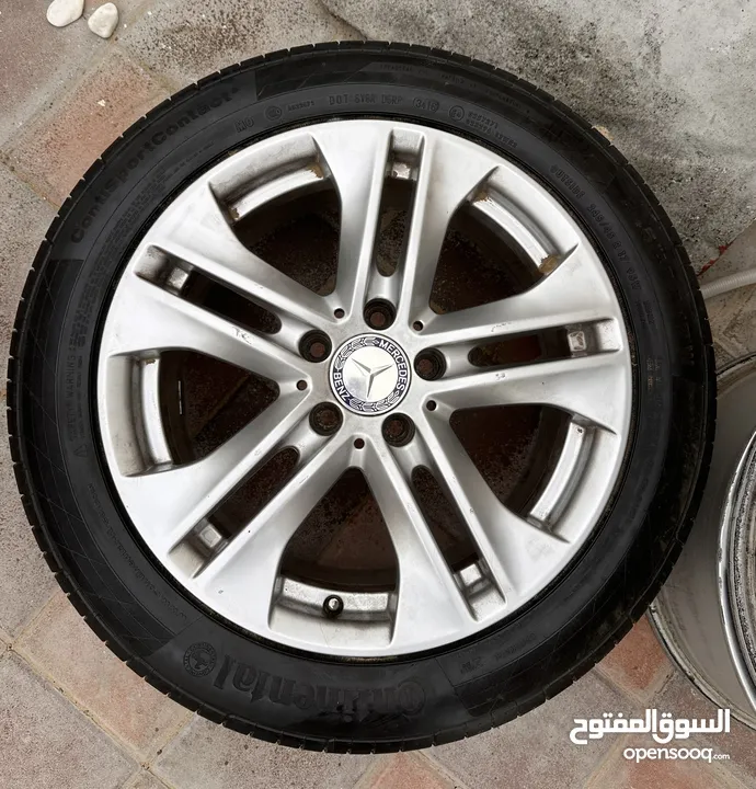للبيع طقم رنقات مرسيدس E 2013 Mercedes E OEM alloy wheels