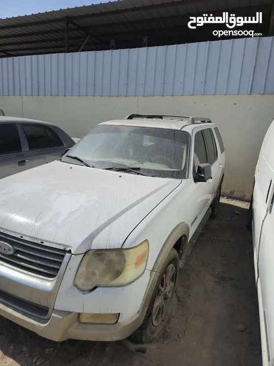 قطع غيار سكراب فورد اكسبلورر أمريكي في صناعية بركاء Ford Explorer Spare Parts متوفر اكسبلور