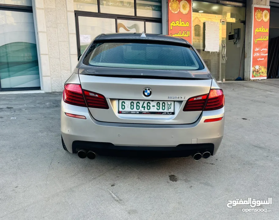 BMW520i f10 سيارة  للبيع  موديل 2014 بسبب التبديل