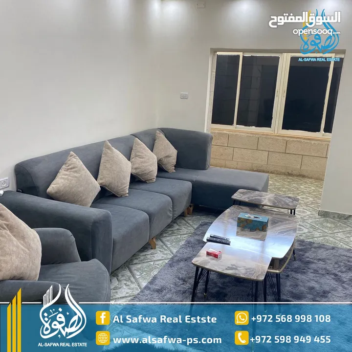 شقه مفروشه للايجار بتونيا قرب دوار المدارس