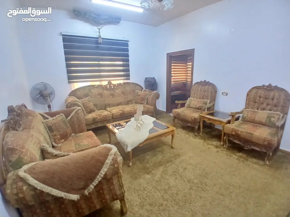 طقم كنب زان+طربيزات زان وزجاج