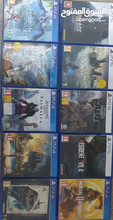 PS4 and ps5 games