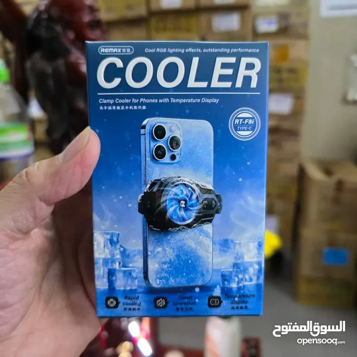 ايبادك او موبايلك بحمى وبدك حل هون الحل مراوح تبريد مائي للموبايل او الايباد