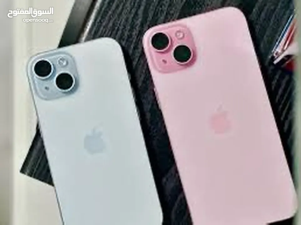 iPhone 15 (128GB/256GB) جديد  كفالة شرق اوسط لمدة عام من تاريخ الشراء الجهاز  يوجد بكج اصلي