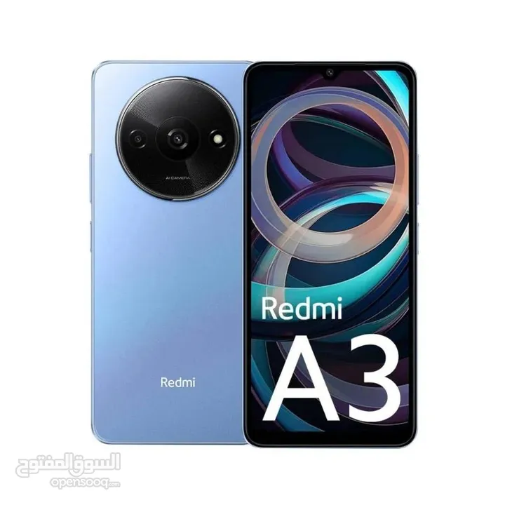 XIAOMI REDMI A3 ( 128GB ) / RAM 4 NEW /// ريدمي ايه 3 ذاكرة 128 رام 4 الجديد