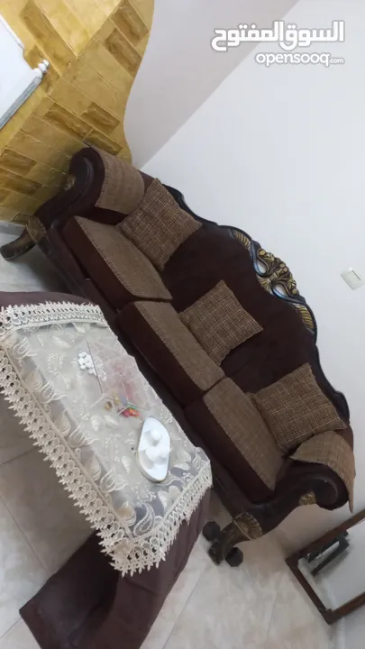 كنب حشب زان  دبل فيس