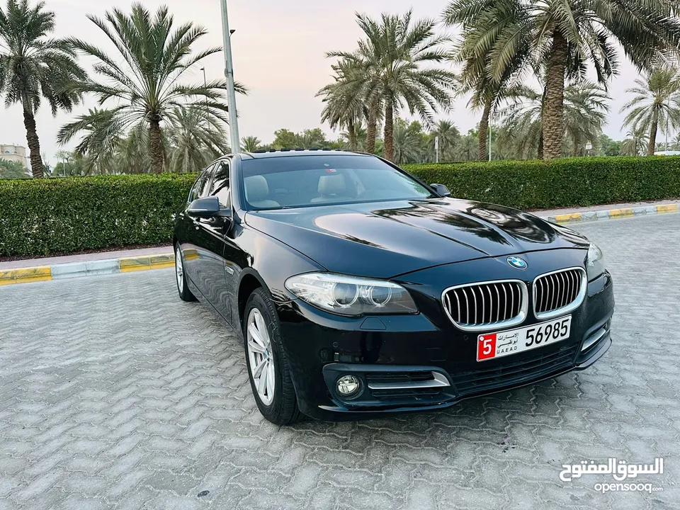 BMW 520 GCC 2015 V4 very clean car  بي ام دبليو 520 خليجي 4 سلندر 2015 بحالة ممتازة