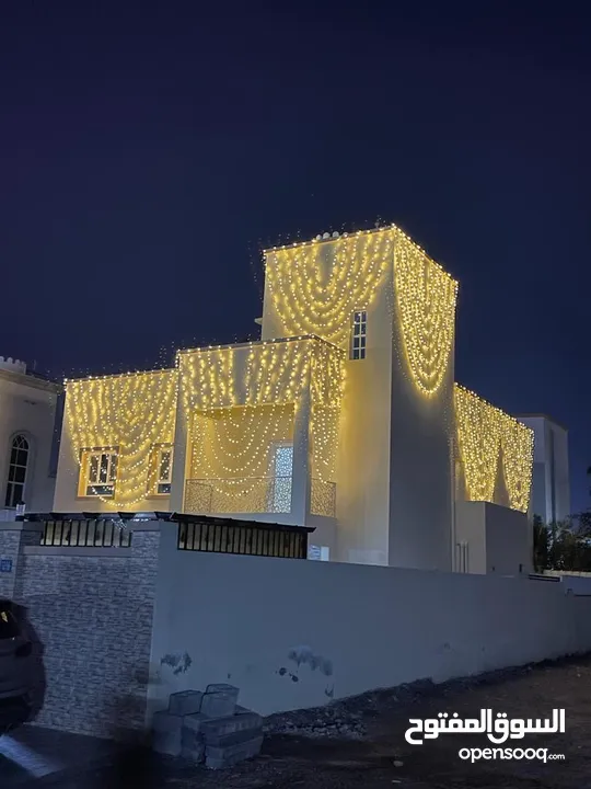 تأجير زينة الأعراس Decoration lighting for rent