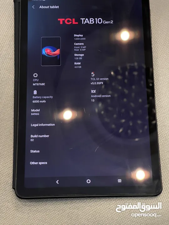 تابلت TCL TAB10 Gen2 بحالة ممتازة