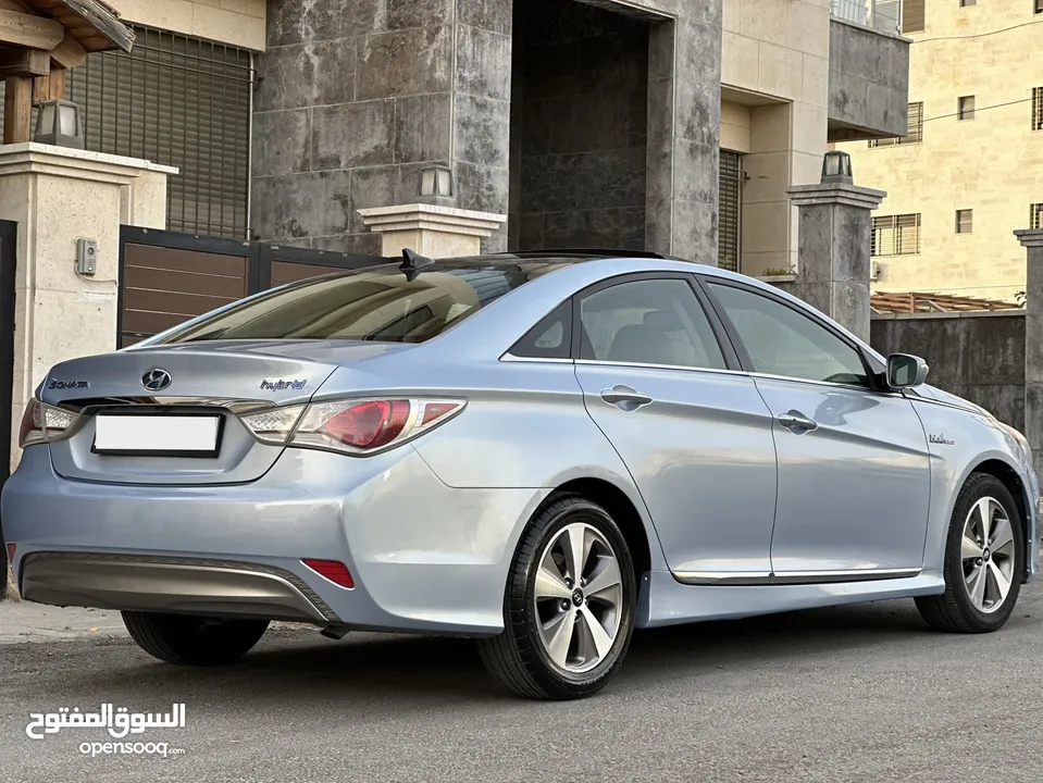 Hyundai sonata 2012 hybrid كاش او اقساط هونداي سوناتا 2012 هايبرد فحص كامل بانوراما بحالة الوكالة