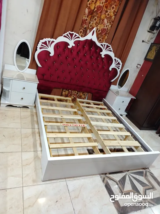 غرفة_نوم_ماستر_ابواب_موديل_الجمال_كوالتي بحاله الوكاله استخدام مده قصيره وخشبها زان ولاتيه وقشره بلو