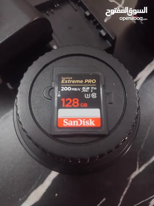 كاميره canon 6D مع جميع ملحقاتها