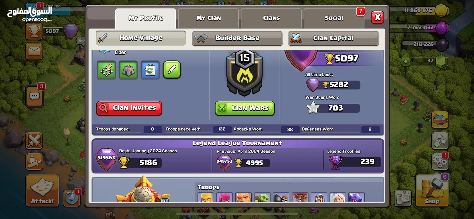 Clash of Clan (Townhall 15)