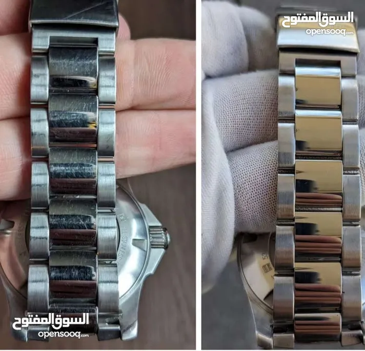 متوفر لدينا كساتك ساعات اوميجا.... ستيل وجلد لجميع القياسات... وصلات تكبير لجميع أنواع الساعات