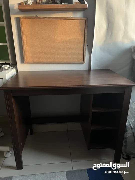 IKEA Brusali Desk Brown 90x52 cm