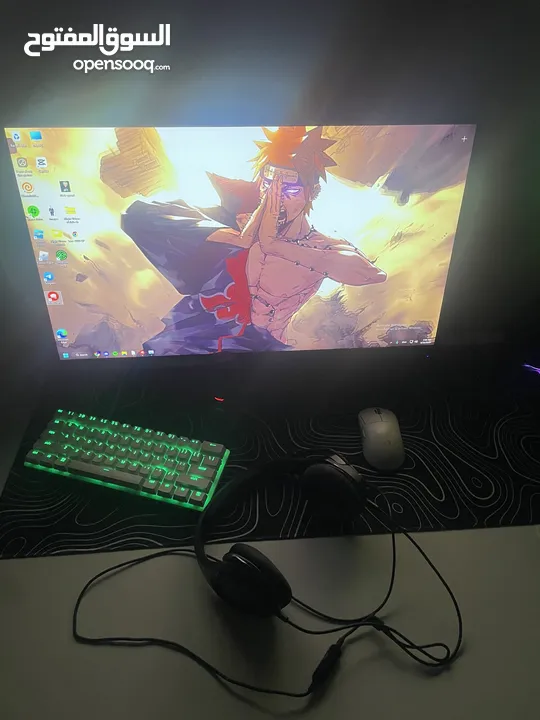 Gaming monitor 165HZ 27inch free g pro superlight and free gaming headset