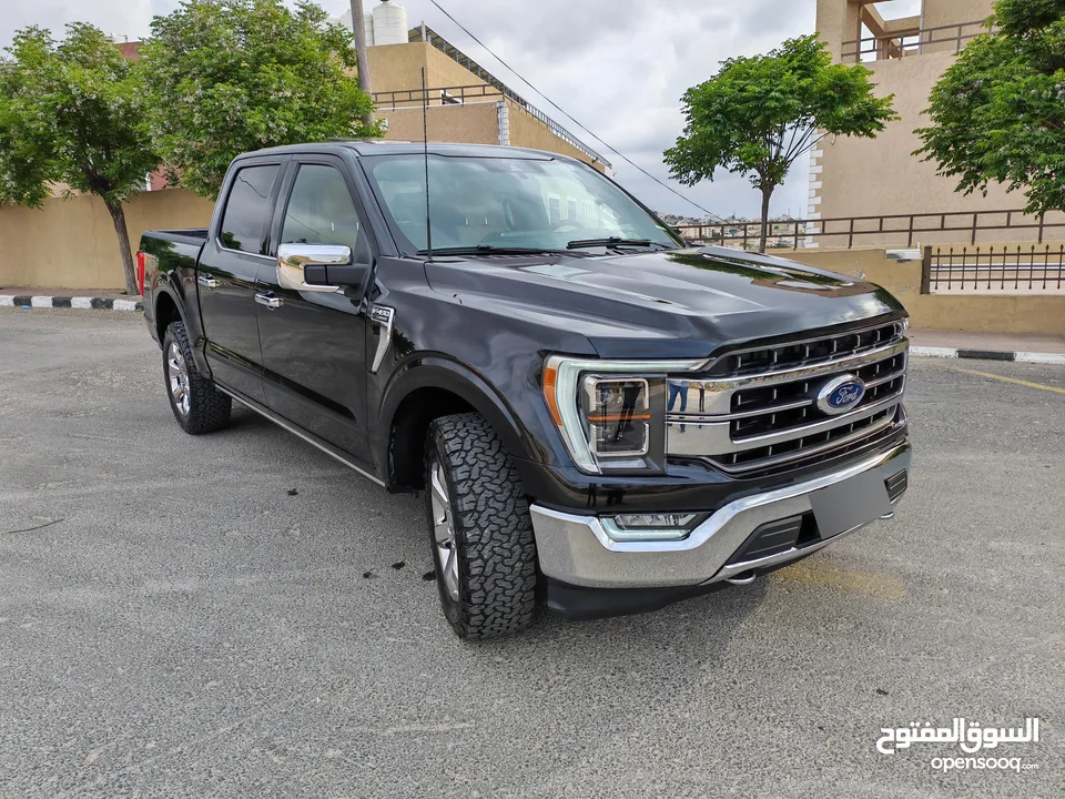 Ford F-150 2021 Lariat ( Gasoline )   powerboost 4x4 فورد f150 موديل 2021 بحالة ممتازة