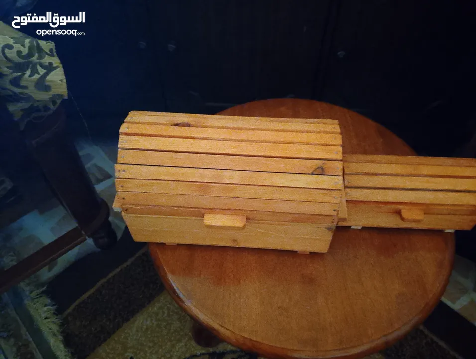 صندوق خشب صناعه يدويه جديد عدد 2
