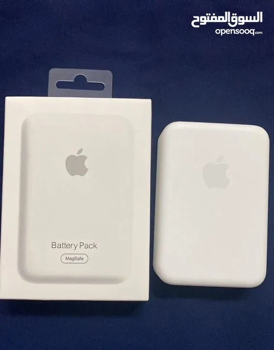أقوى عرض على باور بانك MagSafe الأصلي!  مع لوغو آيفون وشحن لاسلكي مضمون!  5000mAh قوة وث