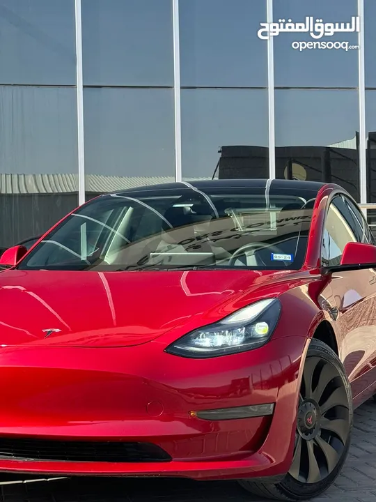 Tesla Model 3 Standerd Plus 2023 تيسلا فحص كامل ممشى قليل شبه زيرو