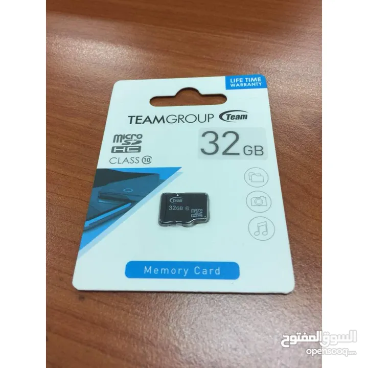 SD card TEAM GROUP 32 GB اس دي كارد 32 جيجا لتخزين معلومات امن من تيم جروب 2 حبة 6