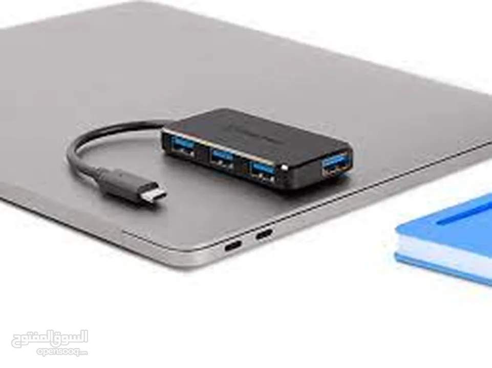 موزع  USB HUB عالي السرعة 3.1 و 4 مداخل Transcend HUB 2 Type-A 4 Port USB HUB SuperSpeed 3.0