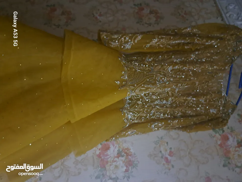 dark yellow gown